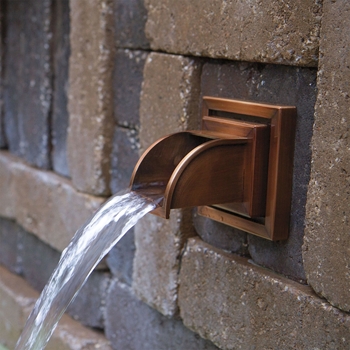 Atlantic Mantova Wall Spout (Copper)
