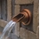 Atlantic Olivett Wall Spout (Copper/Oval Plate)