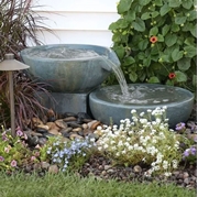 Aquascape Spillway Bowl 19" And Basin 21" Fountain Kit Patina