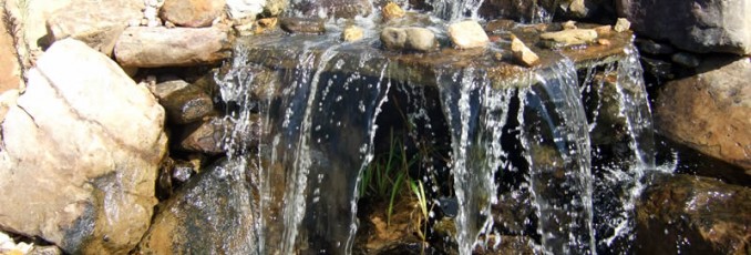 pond waterfall